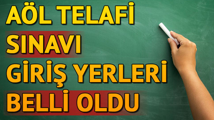 AÖL sonuçları telafi sınavından sonra mı açıklanacak Açık Lise telafi sınavı ne zaman