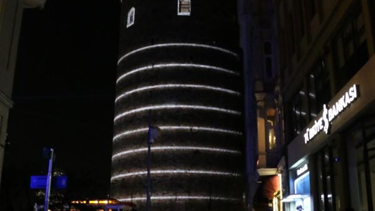 Galata Kulesinde görsel şölen