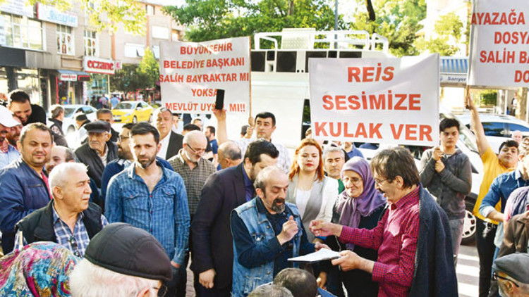 Ayazağa’da tapu isyanı