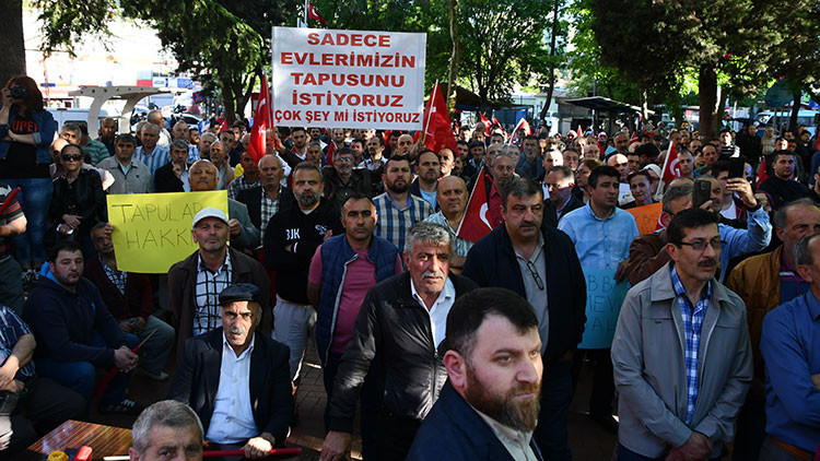 Ayazağa’da tapu isyanı