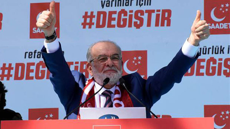 Temel Karamollaoğlundan ilk miting