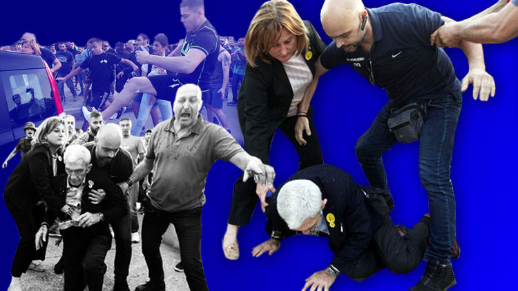 Türkler kardeşim diyen başkana saldırdılar