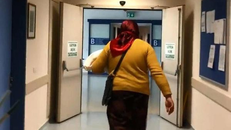Hastanede, bebek kaçıranı yakalama tatbikatı