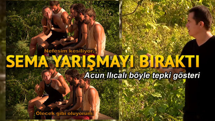 Survivor yeni bölüm fragmanında şok.. Sema yarışmayı bıraktı