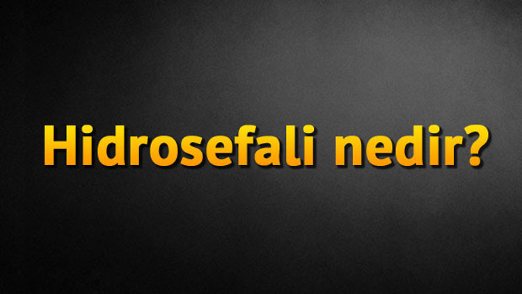 Hidrosefali nedir