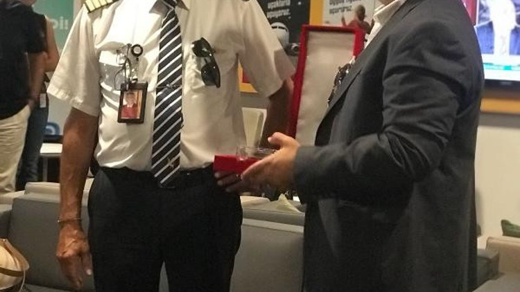 Pegasus Havayolları’nın pilotu göklere veda etti