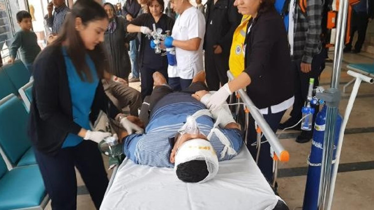 Hastanede yangın tatbikatı Hastanede yangın tatbikatı