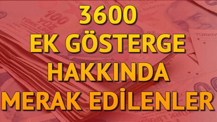 3600 ek gösterge ne zaman yasalaşacak İşte 3600 ek göstergede son durum 3600 ek gösterge ne zaman yasalaşacak İşte 3600 ek göstergede son durum