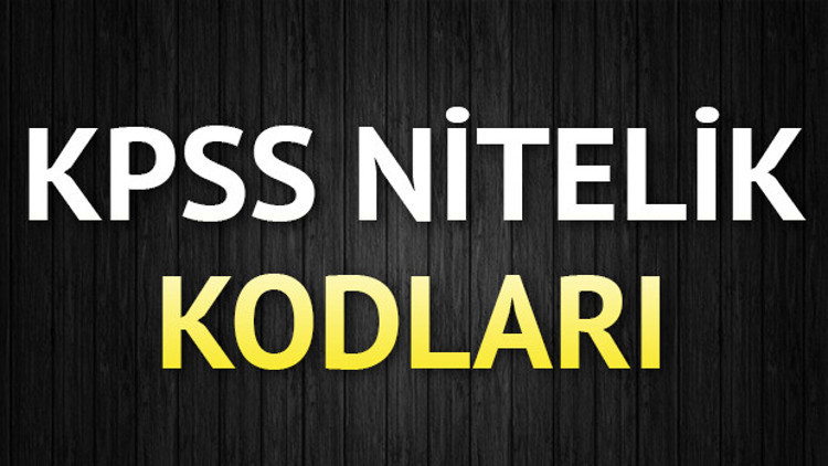 KPSS 7257 nitelik kodu nedir KPSS nitelik kodları