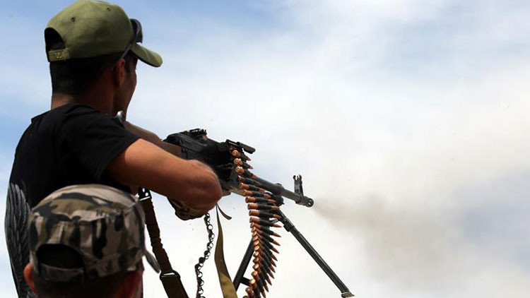 Haşdi Şabi Suriyenin iç kesiminde DEAŞı vurdu