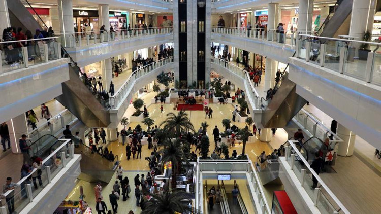 AVM ciro endeksi ocakta yüzde 9,4 arttı