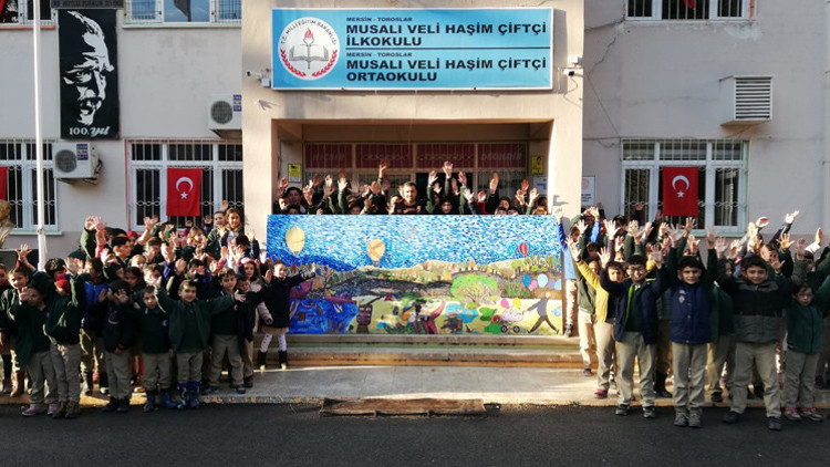 Tabloyla çocukların umutları yeşerecek