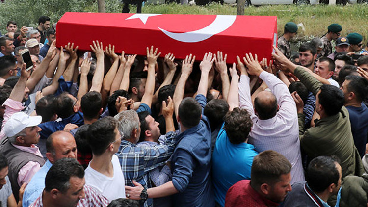 Şehitlere veda