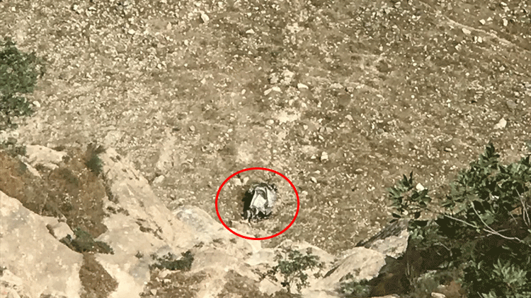 Siirt’te akılalmaz kaza Son anda atladı…