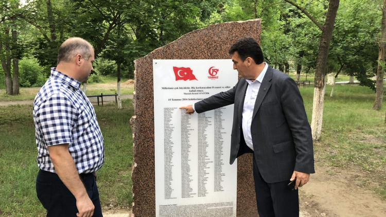 Gagavuzya’da 15 Temmuz anıtı