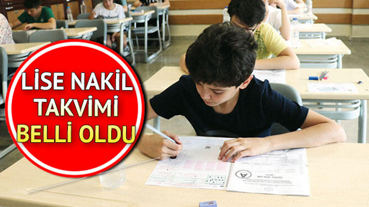 Lise nakilleri ne zaman başlıyor