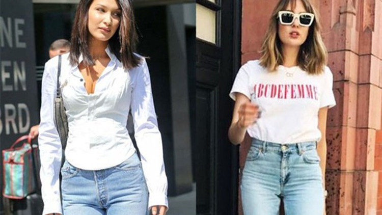 Beyaz Tişört Ve Jean İkilisi Nasıl Giyilir