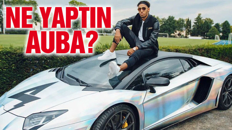 Aubameyang kırmızı LaFerrari’sini kroma boyattı Aubameyang kırmızı LaFerrari’sini kroma boyattı