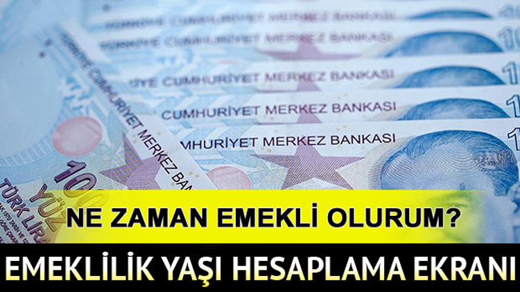 Ne zaman emekli olurum 2019 emeklilik yaşı sorgulama ekranı Ne zaman emekli olurum 2019 emeklilik yaşı sorgulama ekranı