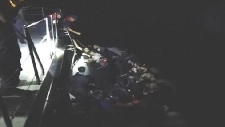 Havadan ve radardan tespit edilen 130 kaçak göçmen yakalandı