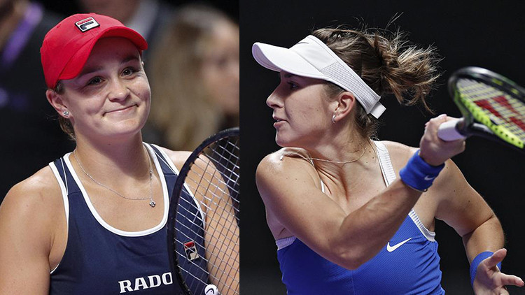 WTA Finallerinde ilk yarı finalistler belli oldu Kırmızı Gruptan Barty ve Bencic...
