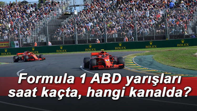 Formula 1 ABD yarışı ne zaman, saat kaçta ve hangi kanalda yayınlanacak