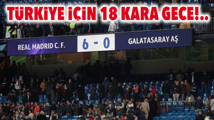 Türk takımlarının Avrupadaki faciaları