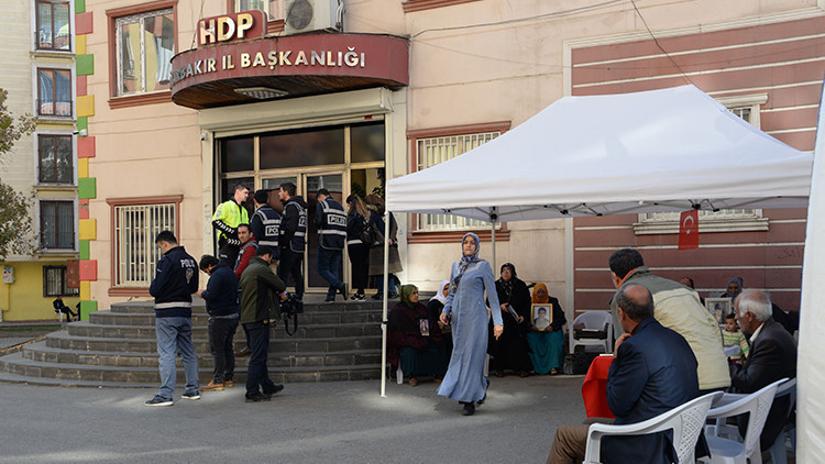 HDP önündeki eylemde 71inci gün HDP önündeki eylemde 71inci gün
