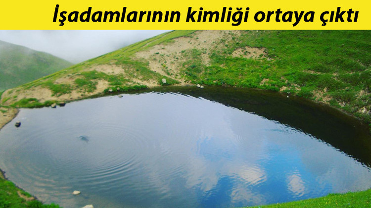 Heyet huzurunda gölü kuruttular