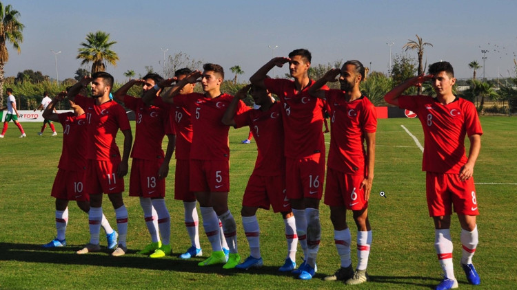 Bulgaristanı 2-1 yenen 19 Yaş Altı Milli Takımı, Elit Tur’a yükseldi