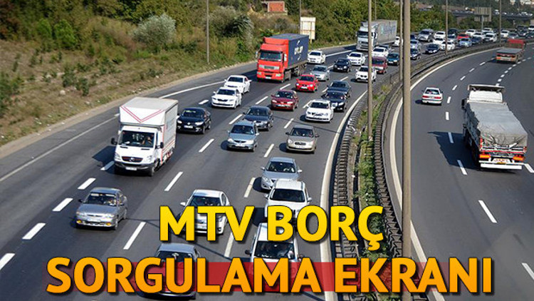 MTV sorgulama nasıl yapılır MTV 2020 borç sorgulama ekranı