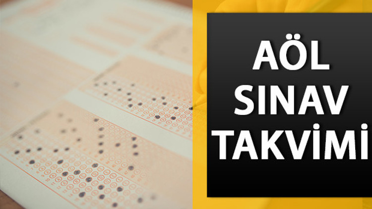 AÖL 2. dönem sınavları ne zaman Açık öğretim lise sınavı ne zaman