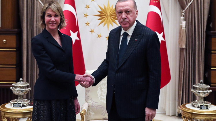 Cumhurbaşkanı Erdoğan, ABDnin BM Daimi Temsilcisi Craftı kabul etti