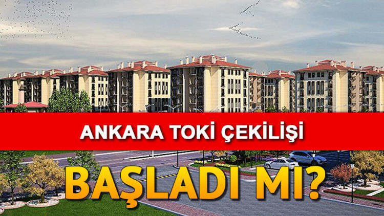 TOKİ Ankara kura sonuçları açıklanıyor – Ankara Sincan sosyal konut kura çekilişi saat kaçta