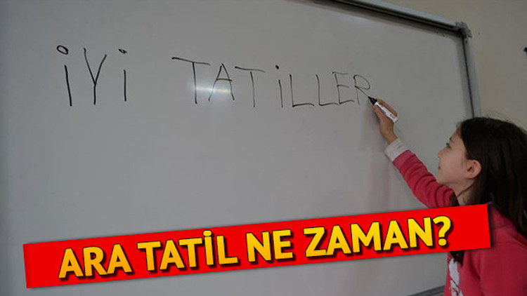İkinci ara tatil ne zaman ve kaç gün 2020 okullar ne zaman kapanacak