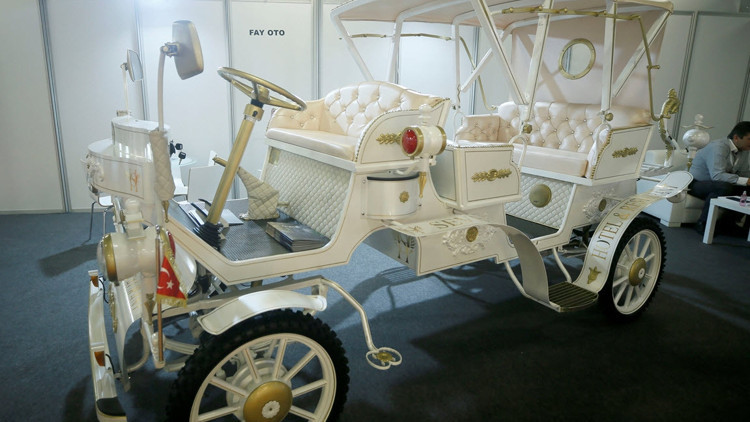 Yerli üretim elektrikli fayton Central Parkta kullanılacak