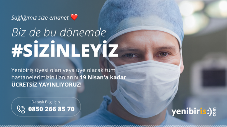 Yenibiriş’ten tüm hastanelere ücretsiz ilan desteği Yenibiriş’ten tüm hastanelere ücretsiz ilan desteği