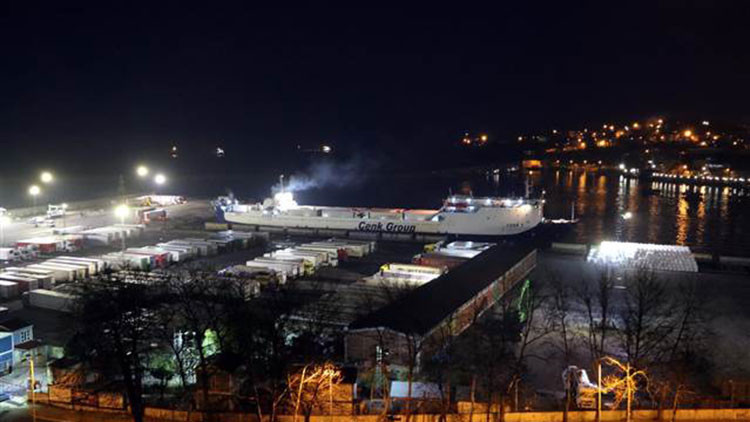 Ukraynadan gemiyle gelen 18 TIR şoförü daha karantina altına alındı