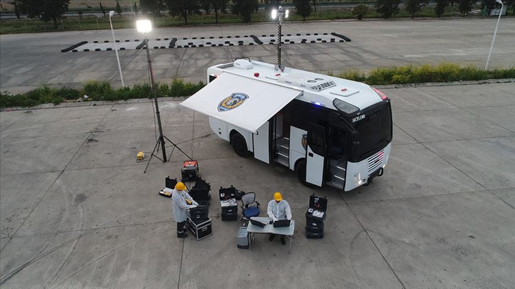 Yeni nesil kriminal inceleme aracı Kıraçlar polisin hizmetinde Yeni nesil kriminal inceleme aracı Kıraçlar polisin hizmetinde