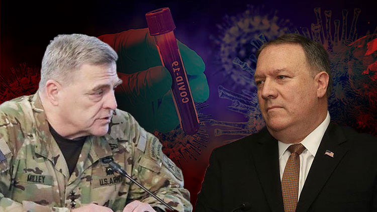 ABD Genelkurmay Bakanı, Kovid-19 konusunda Pompeo ile çelişti