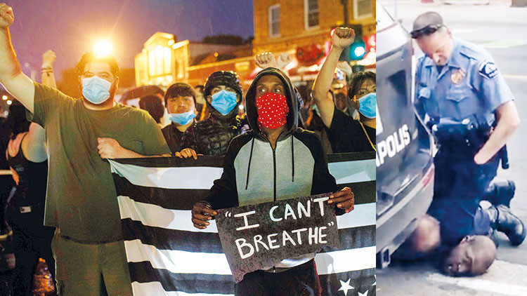 Polis şiddeti ve ırkçılık ABD’yi ayağa kaldırdı... Nefes alamıyorum