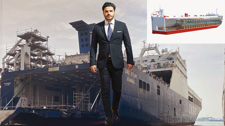 Yüzen fabrikada maske üretecek Yüzen fabrikada maske üretecek