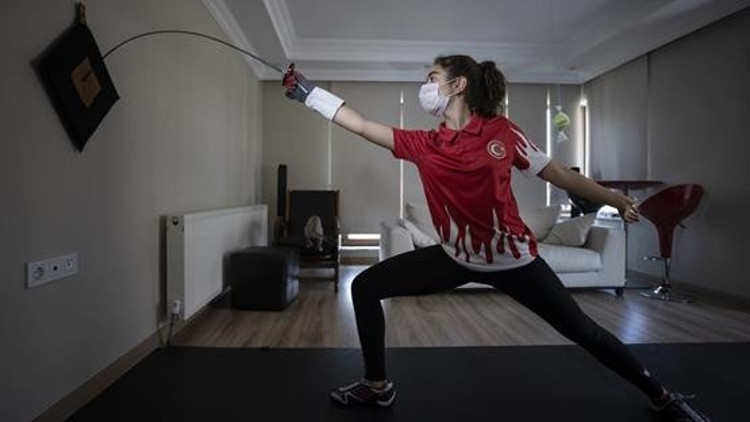 Eskrimin yıldızı hazırlığı aksatmadı