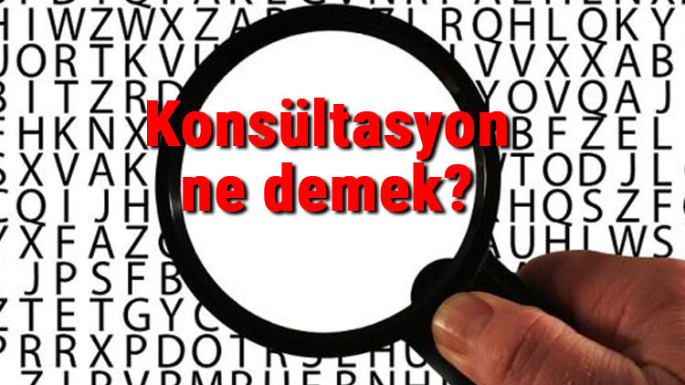 Konsültasyon ne demek Konsültasyon nedir Konsültasyon TDK kelime anlamı