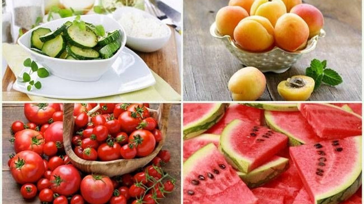 Selülit engelleyici yaz sebze ve meyveleri Selülit engelleyici yaz sebze ve meyveleri