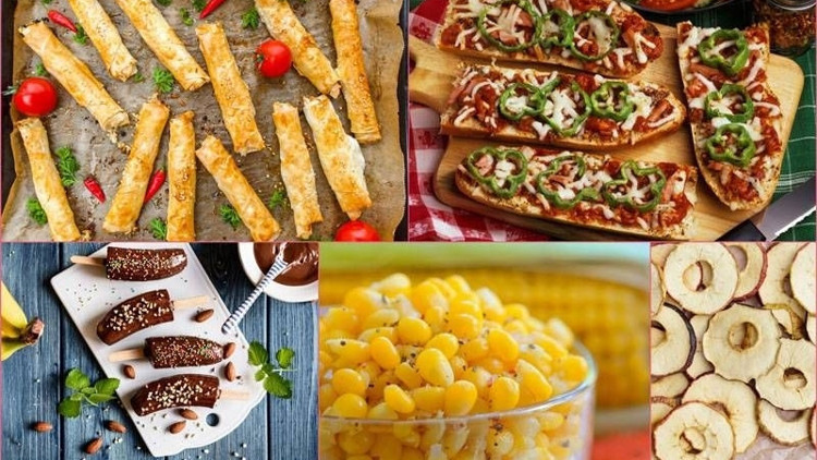 Ev yapımı 5 atıştırmalık tarif