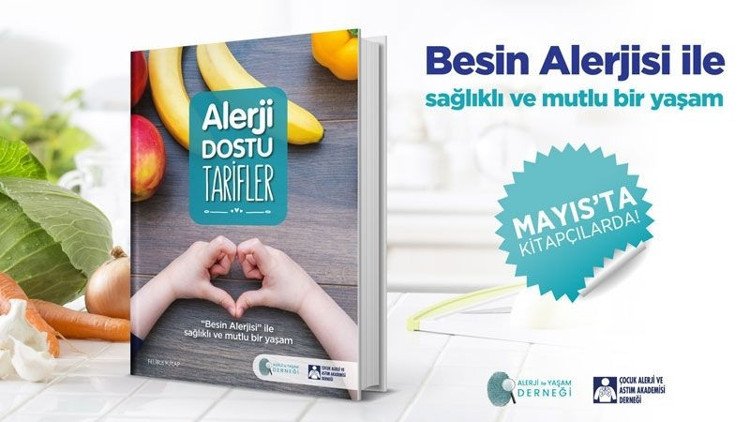 Yüzü aşkın tarif “Alerji Dostu Tarifler” kitabında
