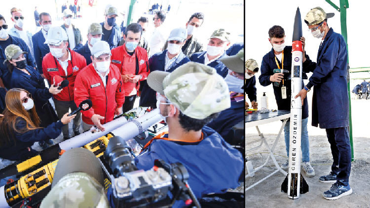 Tuz Gölü’nde TEKNOFEST roketleri Tuz Gölü’nde TEKNOFEST roketleri