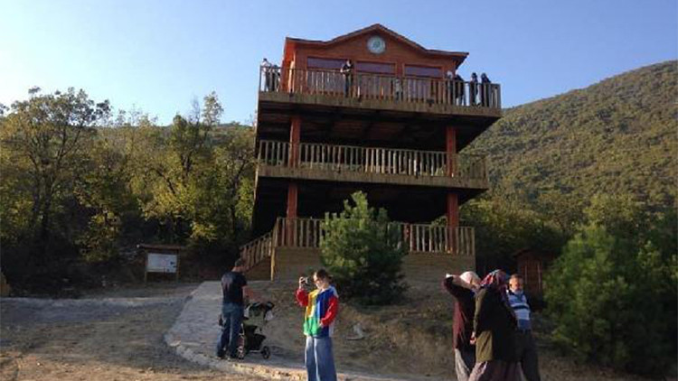 Küre Dağları Milli Parkındaki 3 katlı Seyir Terasına ziyaretçi akını