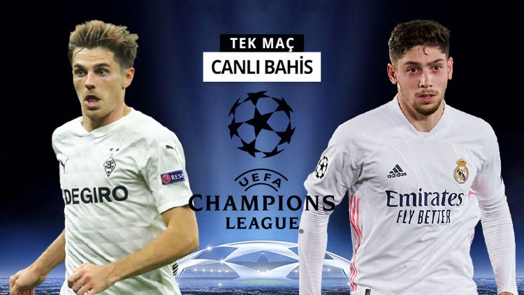 Real Madrid zorlu Gladbach deplasmanında Galibiyetlerine verilen iddaa oranı...